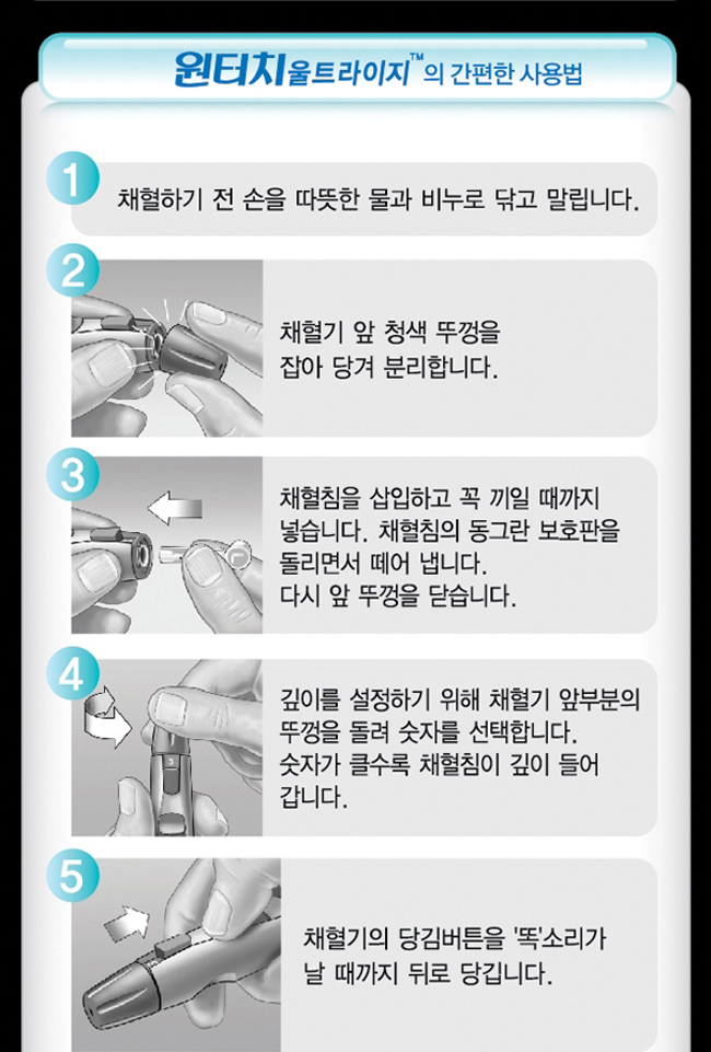 원터치울트라 이지 혈당측정기
